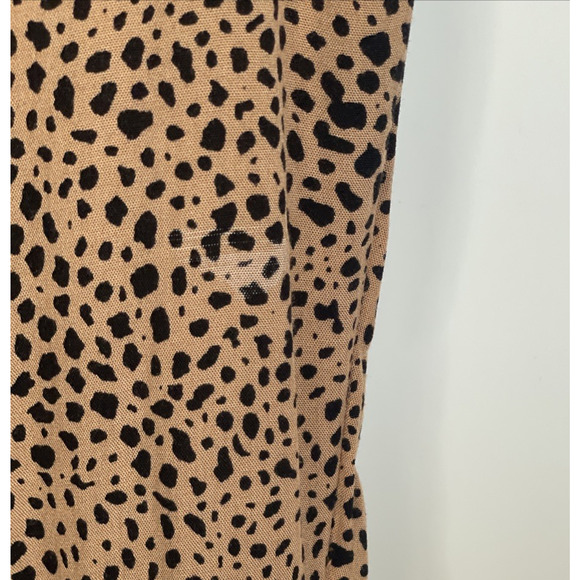 Old Navy Women's Boho Tiered Maxi Dress Sz M Long Sleeve Animal Print Flowy - Picture 15 of 16